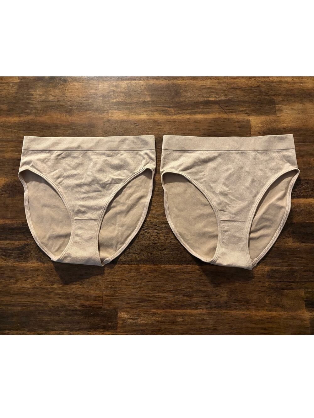 Set of 2 Quince Women’s XS Panties Smoothing Comfort High Waisted Brief Seamless